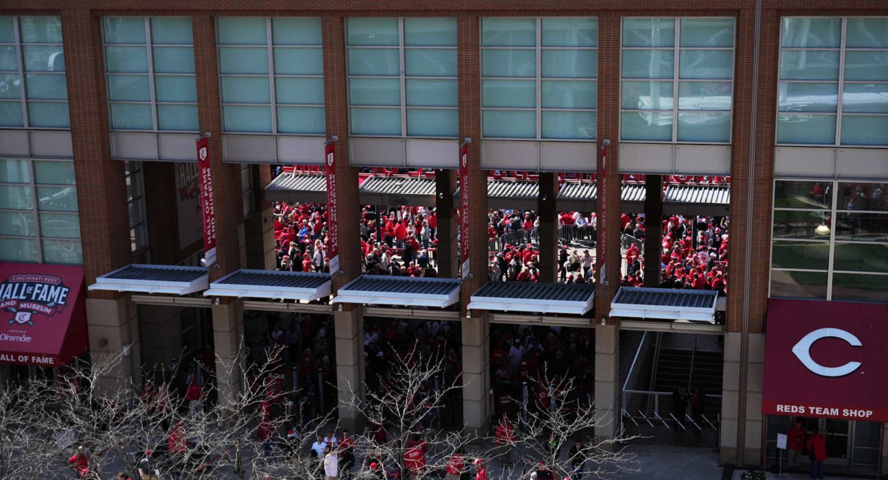 Reds Share Photos of Great American Ballpark Covered in Snow After Winter Storm
