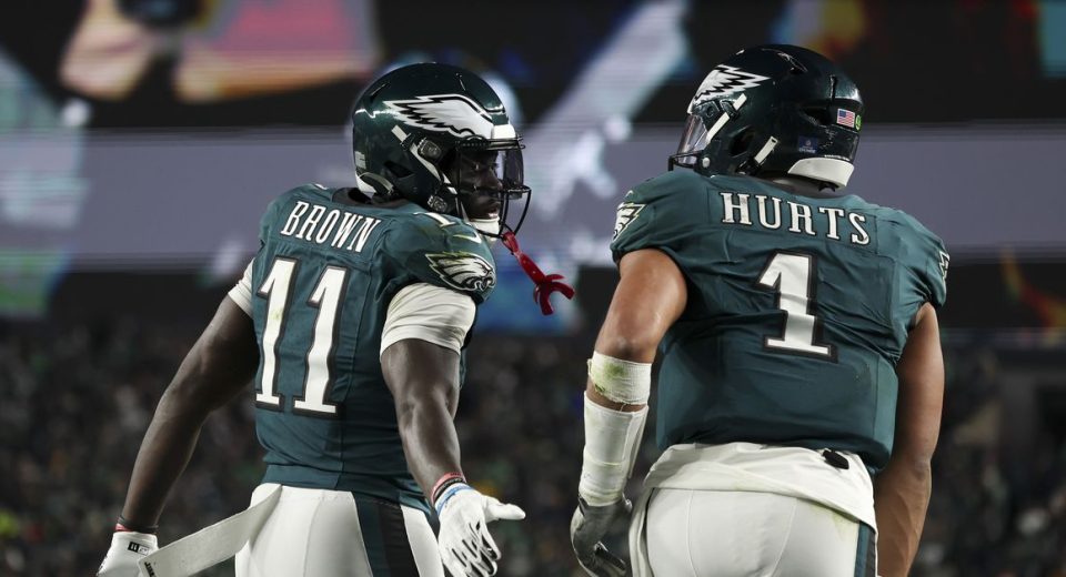 Eagles Injury Report: Jalen Hurts no longer listed with finger issue, A.J. Brown gets some rest