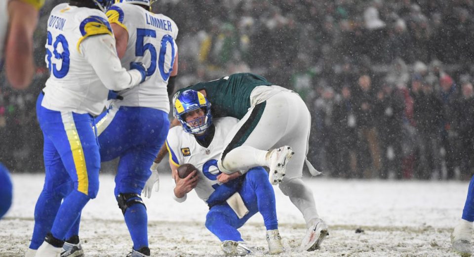 Eagles-Rams snap counts: Jalen Carter totally dominated while nearly playing the entire game