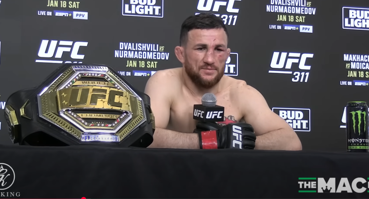 Watch: ‘I broke my back in training camp’ — Merab Dvalishvili details UFC 311 injuries