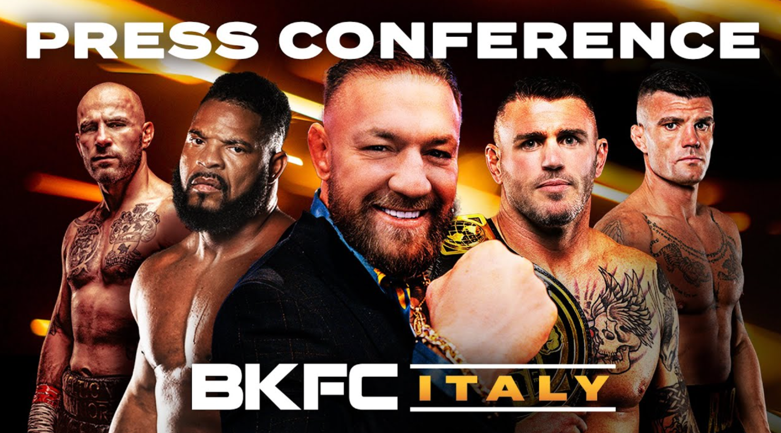 Conor McGregor to host BKFC Italy press event