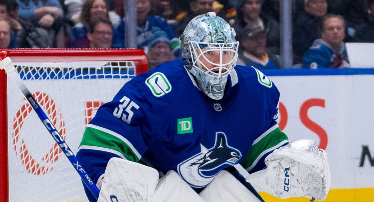 Canucks place goaltender Thatcher Demko on IR, recall young D-man