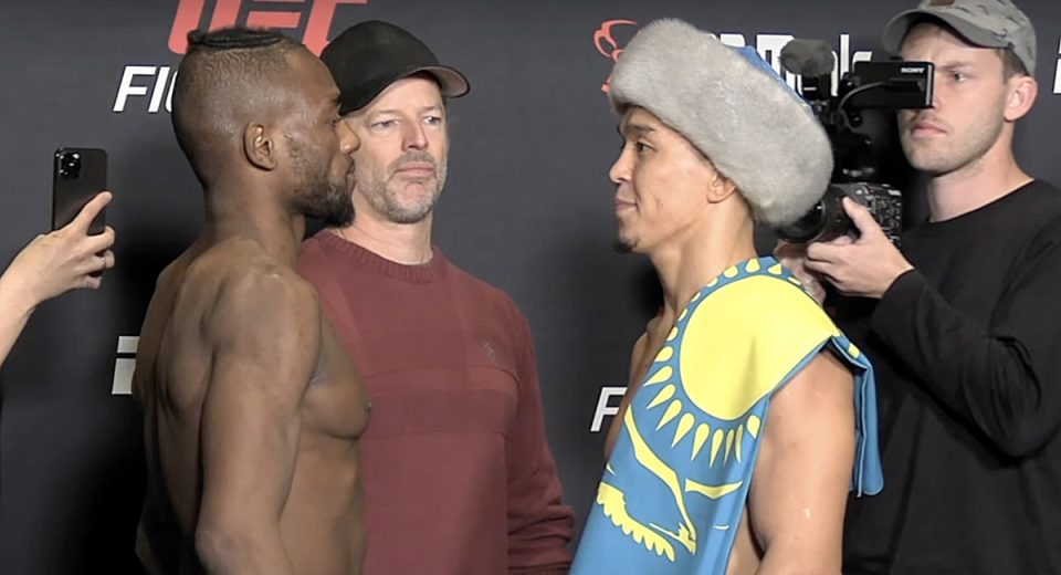 UFC Vegas 103: Kape vs. Almabayev Face-Offs Video