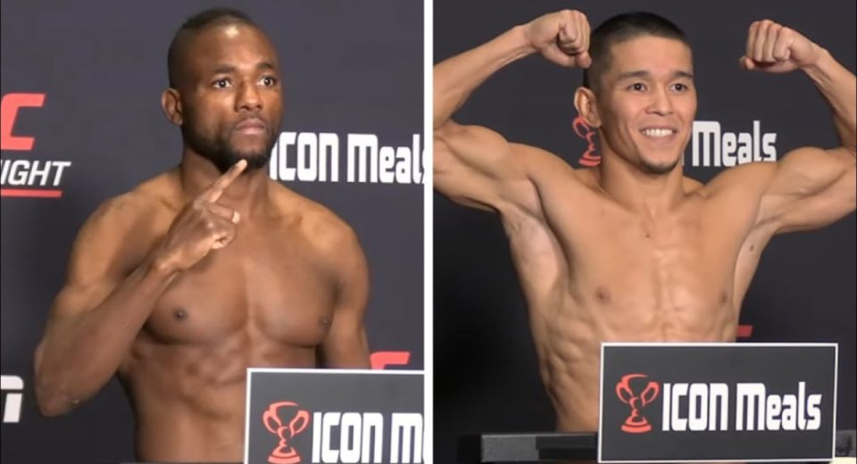 UFC Vegas 103 main event weigh-in video: Manel Kape vs. Asu Almabayev