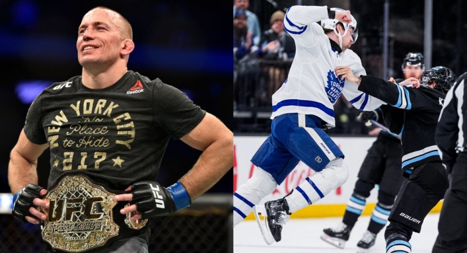 Georges St. Pierre critiques Maple Leafs’ Simon Benoit’s superman punch in NHL fight