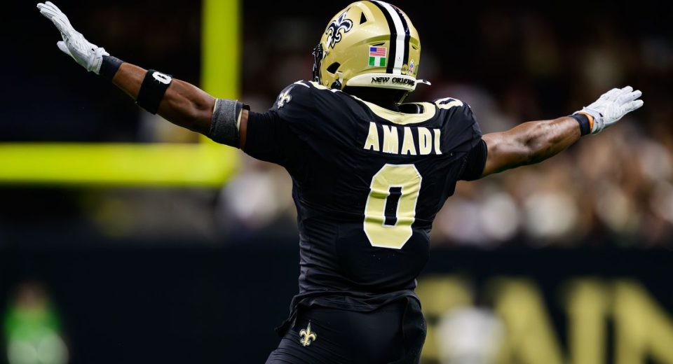 Saints re-sign DB Ugo Amadi