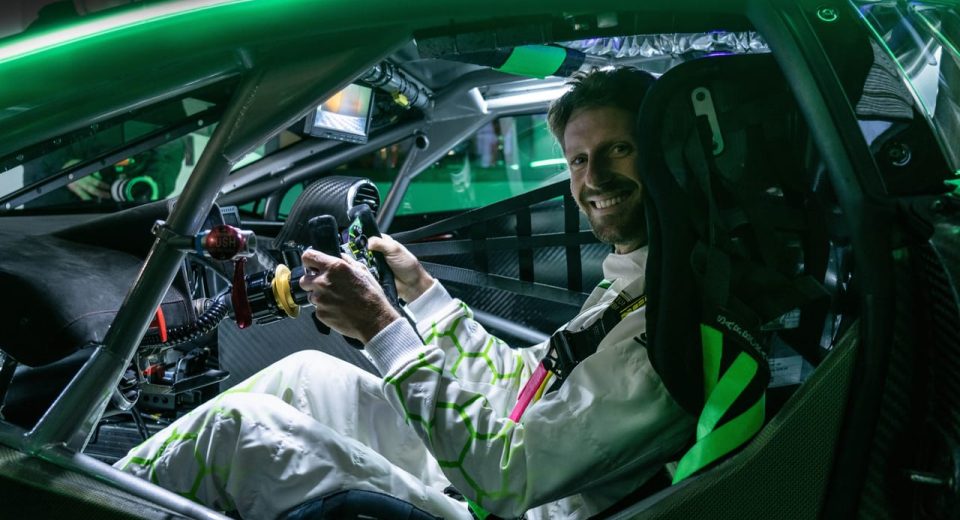 Romain Grosjean is now an official Lamborghini factory driver