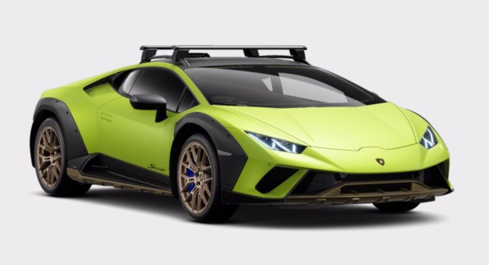 The Lamborghini Huracán Sterrato configurator is live