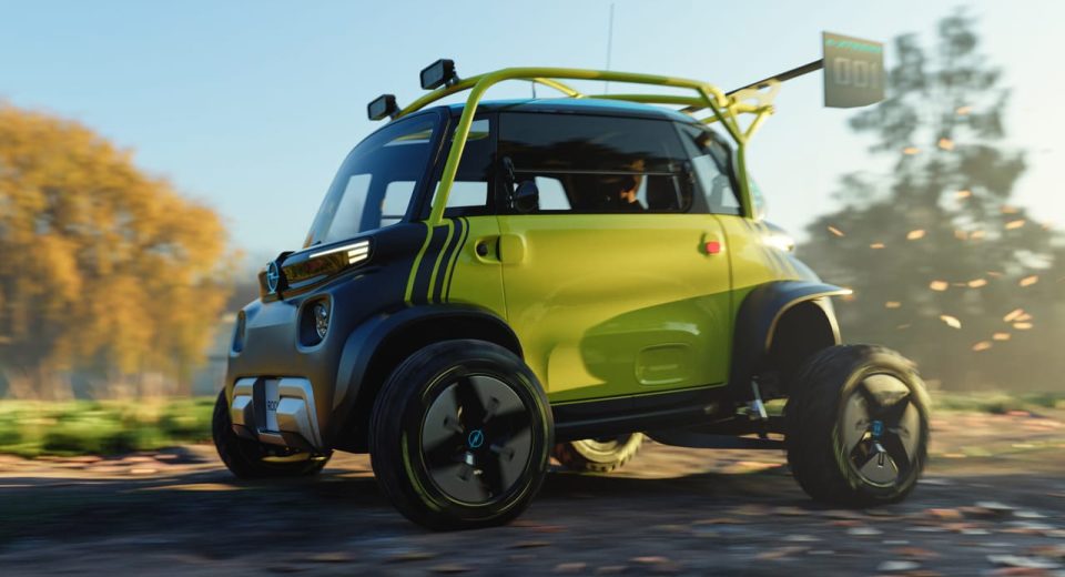 Cute! Opel is building this one-off Rocks e-xtreme designed by a student