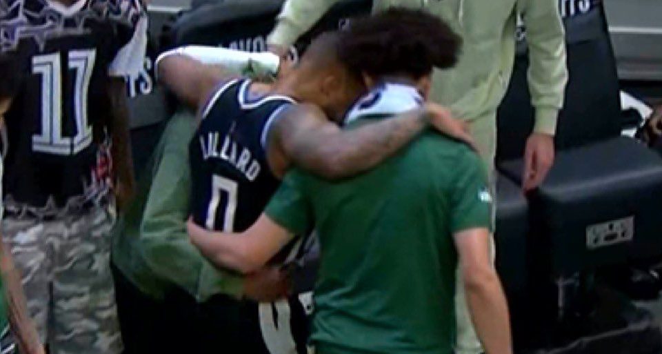 Damian Lillard injury: Bucks star suffers scary left leg injury in Game 4 of NBA Playoffs