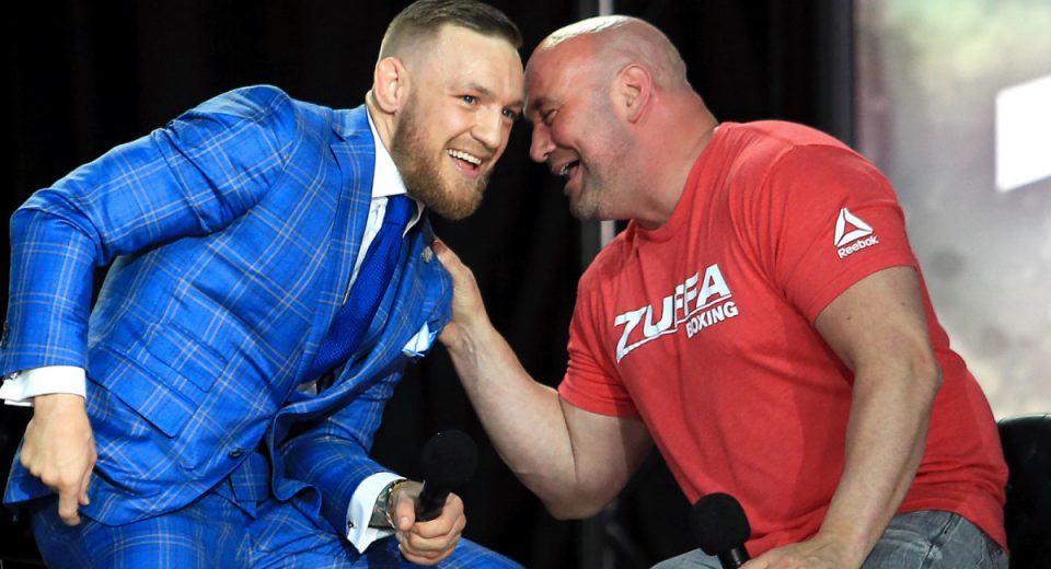 Conor McGregor wants return to be in a stadium, Dana White isn’t a fan of stadiums
