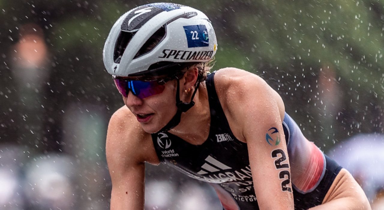 Olympic champion Cassandre Beaugrand crashes out of WTCS Yokohama in torrential rain