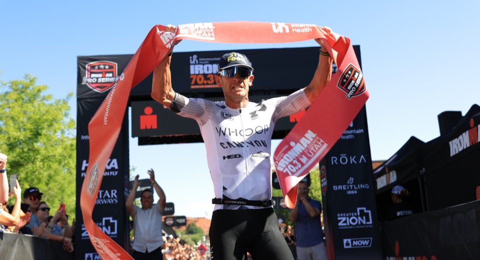 Triathlon superstar Lionel Sanders says he went to a “dark place” to fuel his latest IRONMAN win