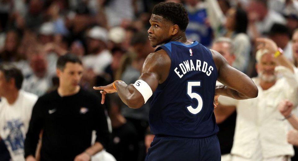 Ant keys Wolves’ emphatic response in rout of OKC