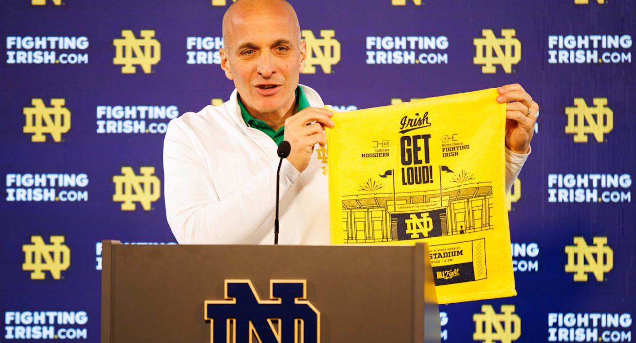 Notre Dame AD Pete Bevacqua Lands Major College Football Playoff Victory