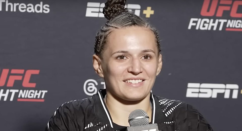 Erin Blanchfield reacts to UFC Vegas 107 main event cancellation