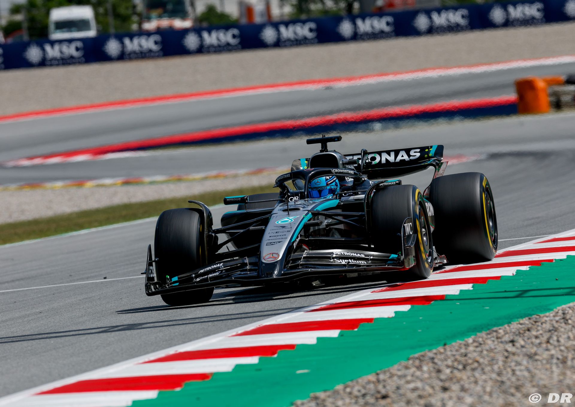 Mercedes F1 détaille les dégâts subis par Russell à Barcelone