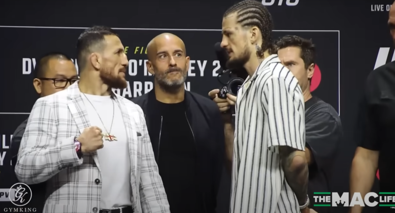 Watch: Dvalishvili, O’Malley face-off ahead of UFC 316 title clash