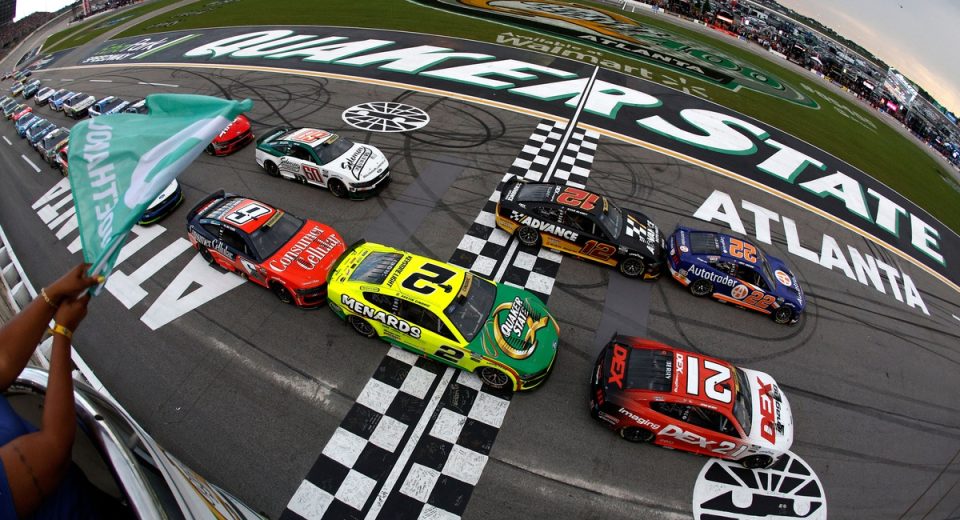 NASCAR Cup race at Atlanta red-flagged due to rain