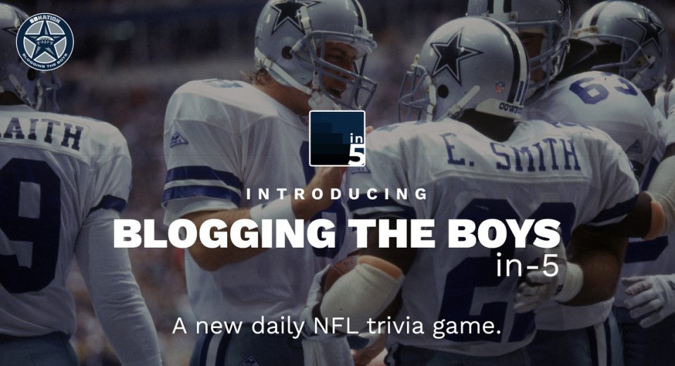 Can you guess this Cowboys linebacker in today’s in-5 trivia game?