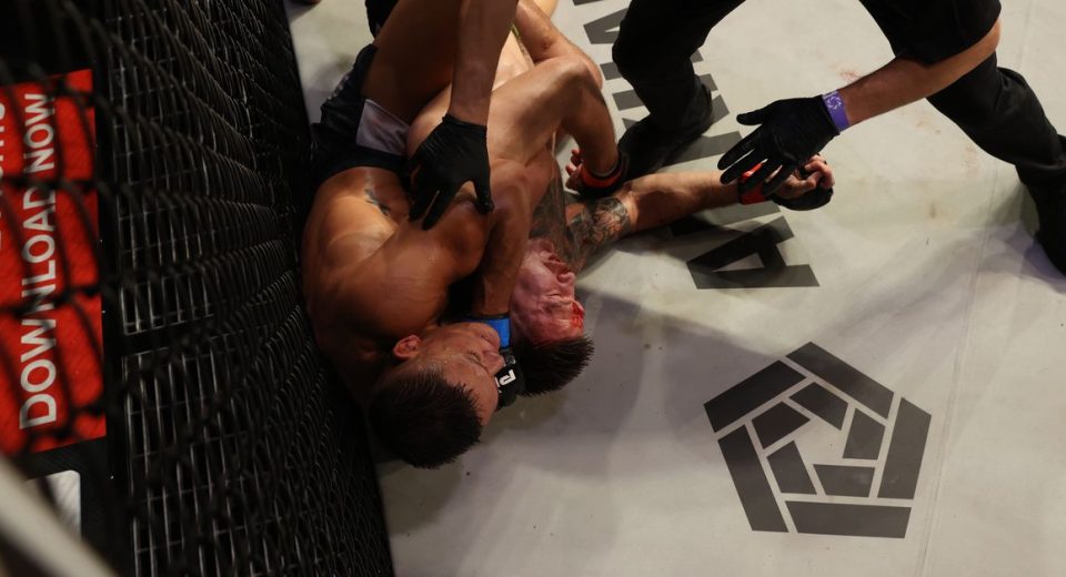 Costello van Steenis reacts to Johnny Eblen’s call for rematch, ‘lucky’ comments after viral submission to win PFL title