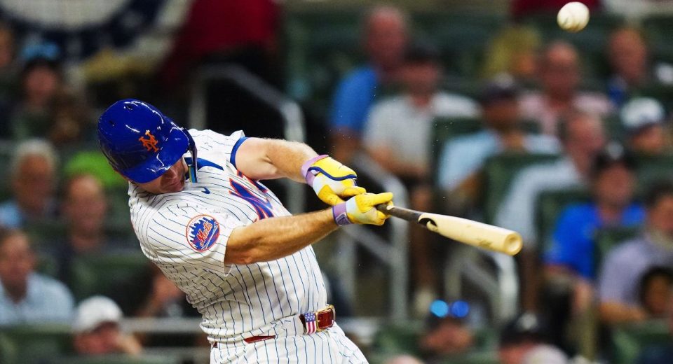 Alonso equals Strawberry’s Mets career HR mark