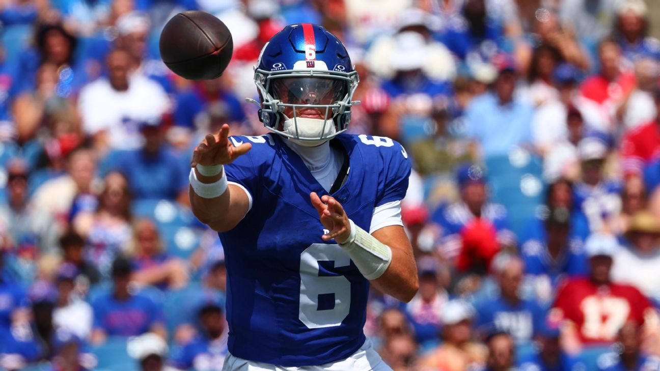 Giants rookie QB Dart ‘efficient, effective’ in debut