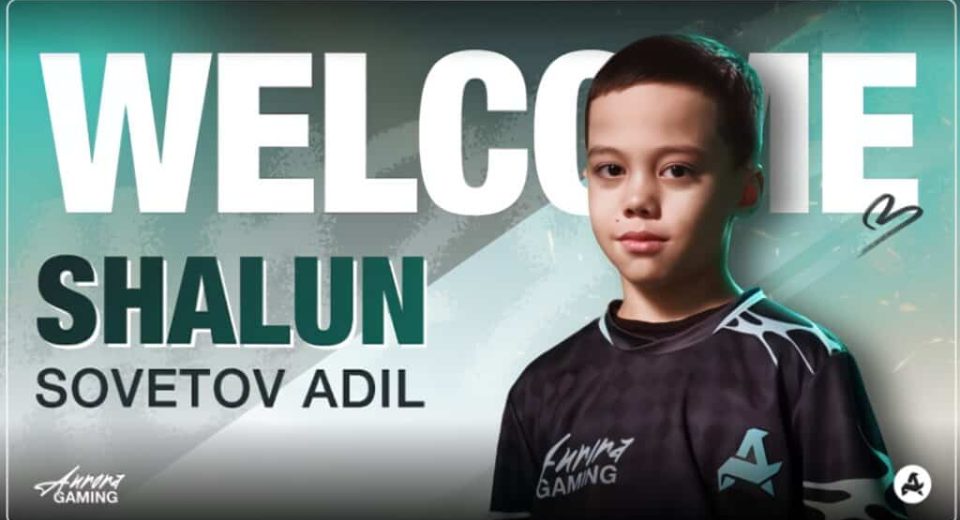 Aurora Gaming signs 8-year-old CS2 player ShaLun