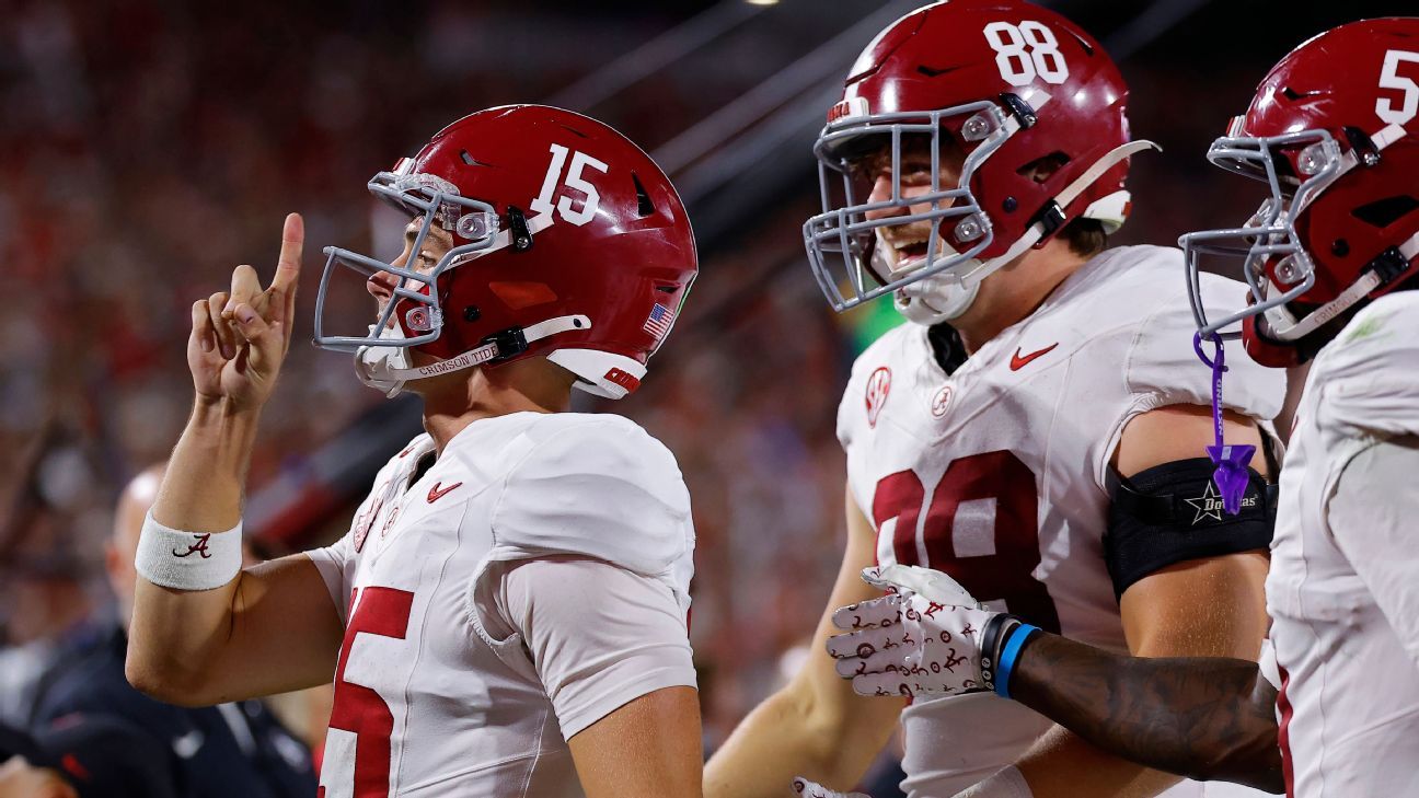 Is Alabama back? Is Oregon the Big Ten’s best? A raucous Week 5 reshuffled expectations