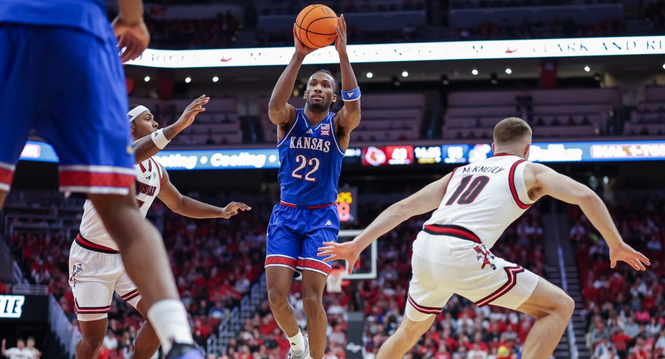 Darryn Peterson shows why he was top-ranked recruit; Kansas freshman dominates Louisville in exhibition debut