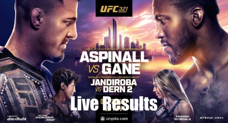 UFC 321: Aspinall vs. Gane Live Results and Analytics