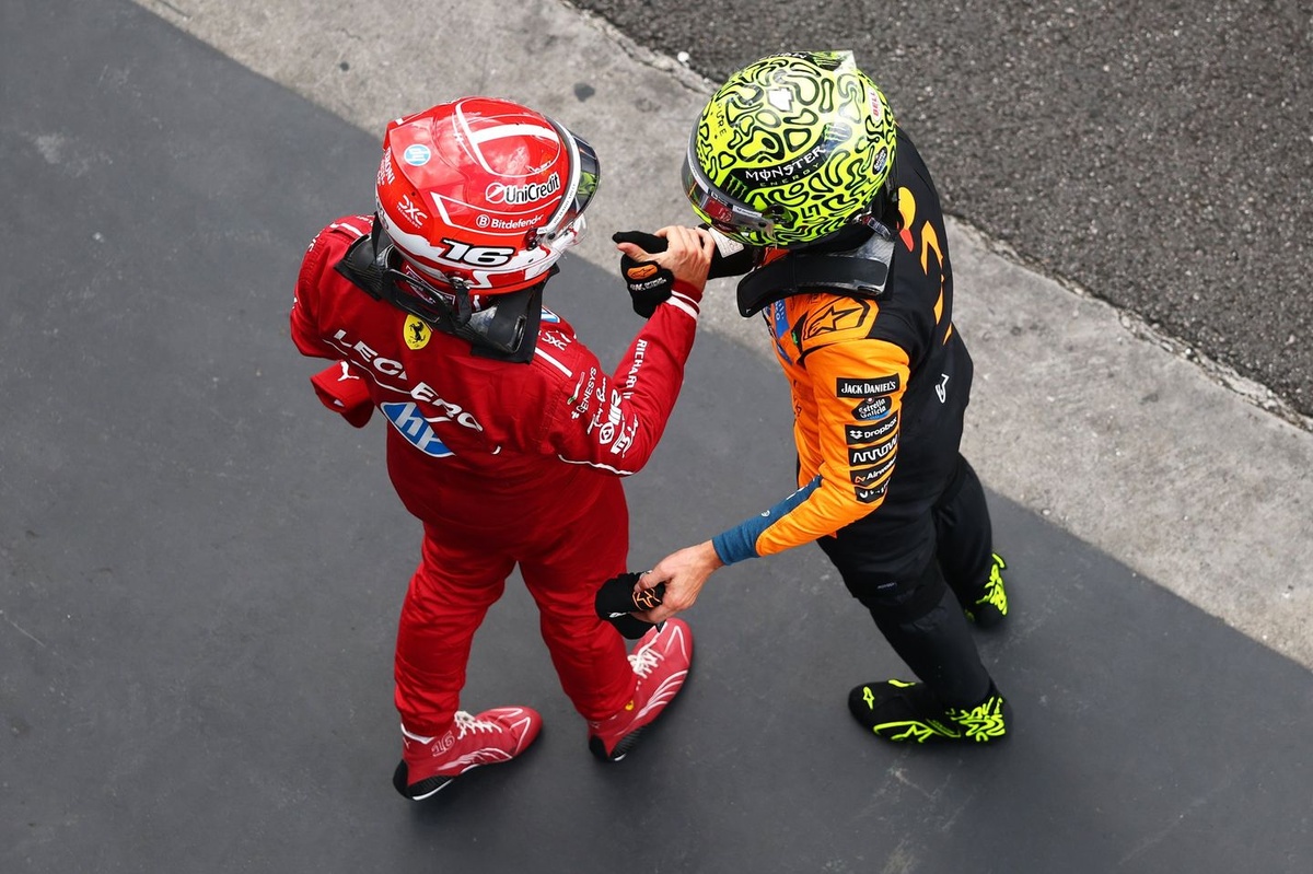 The starting grid for the F1 Brazil GP 2025