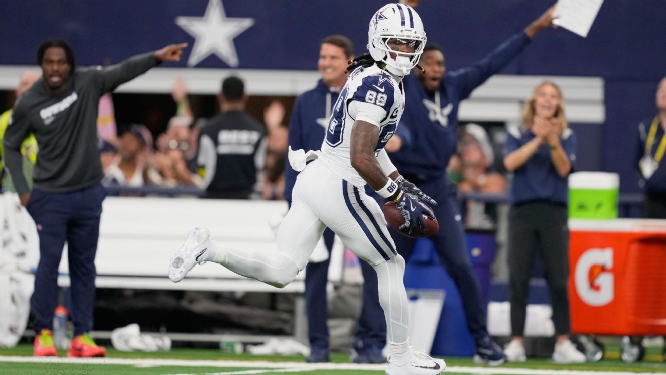 Cowboys WR Lamb suffers concussion, ruled out