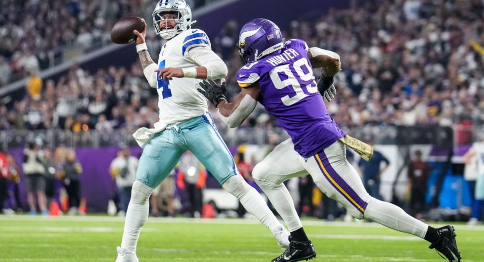 Cowboys open as big favorites over the Vikings for Week 15