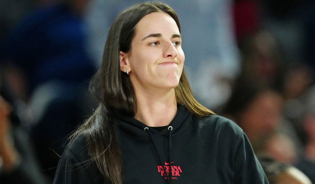 Caitlin Clark Bearing Witness As Indiana Headlines First-Ever Milestone in 58 Years