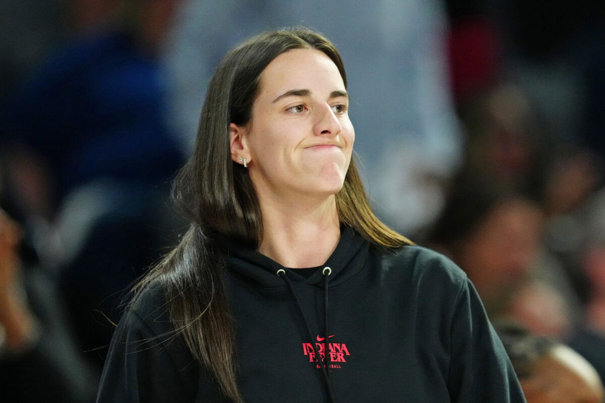 Caitlin Clark Bearing Witness As Indiana Headlines First-Ever Milestone in 58 Years