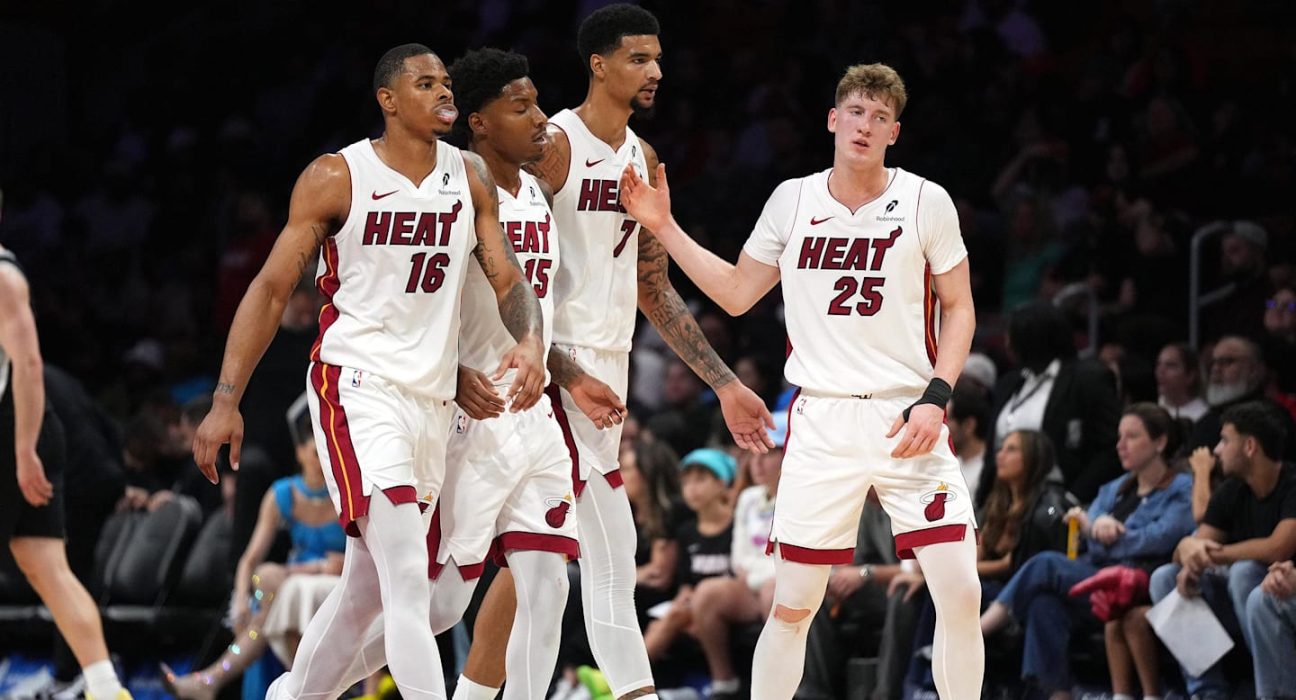 One Heat player getting his first true opportunity tonight