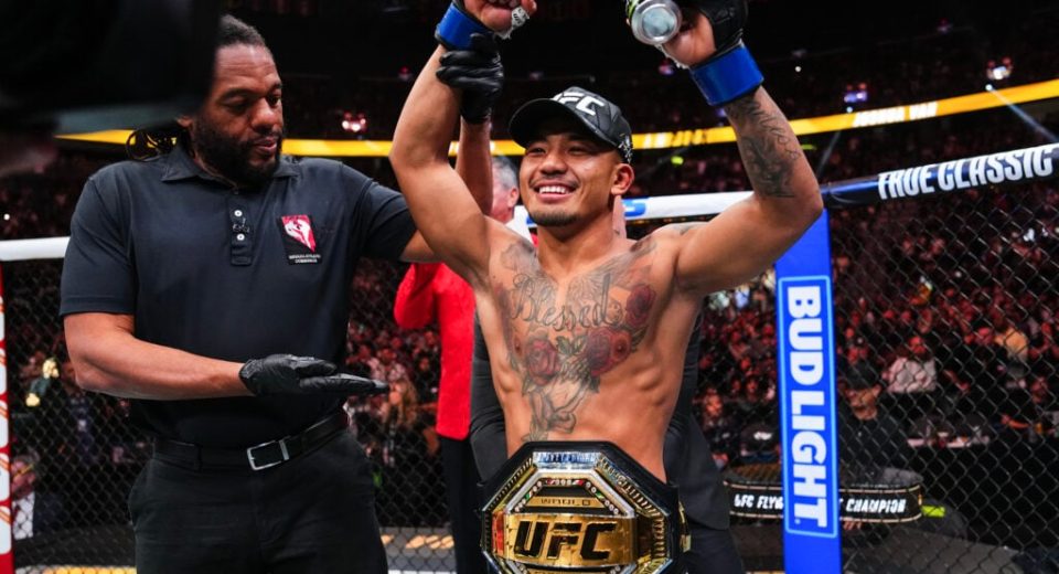 Joshua Van predicted his UFC 323 title success almost to the day in card signing photo