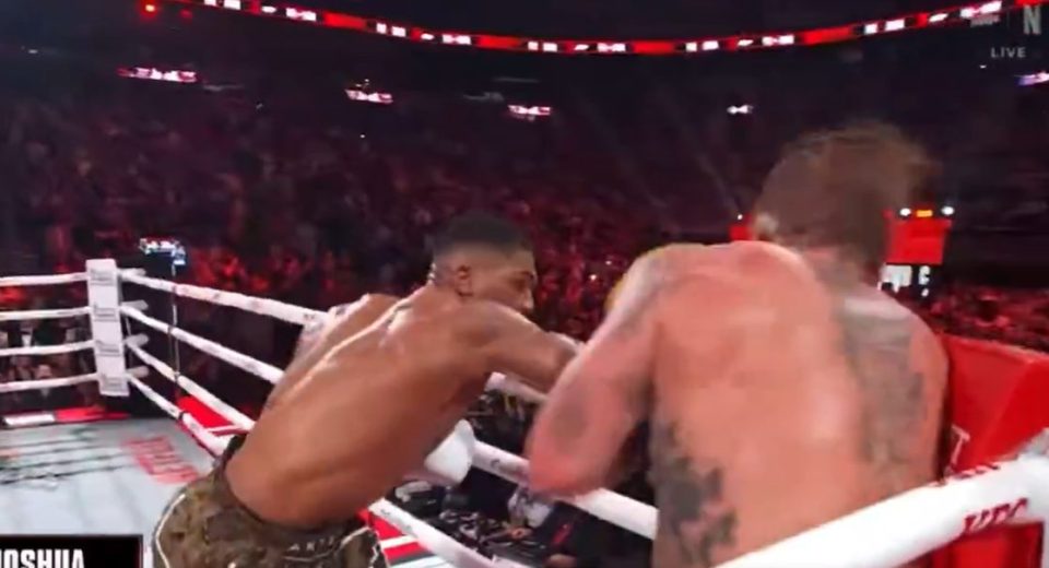 Anthony Joshua finishes Jake Paul in Round 6 (Video)
