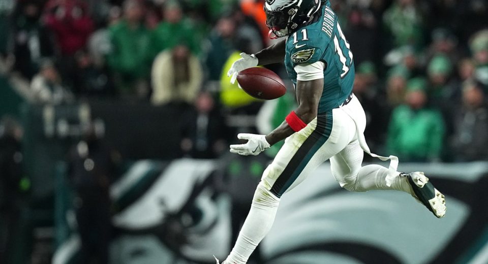 A.J. Brown was a disappointment in the Eagles’ season-ending loss