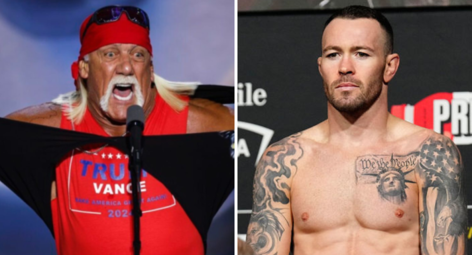 Hulk Hogan prayed for Colby Covington backstage