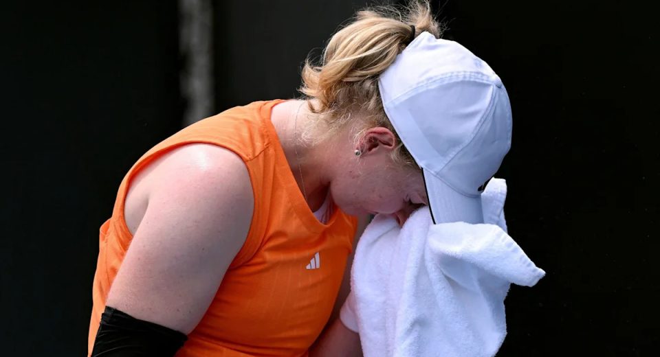 Sobbing Jones among Australian Open retirements