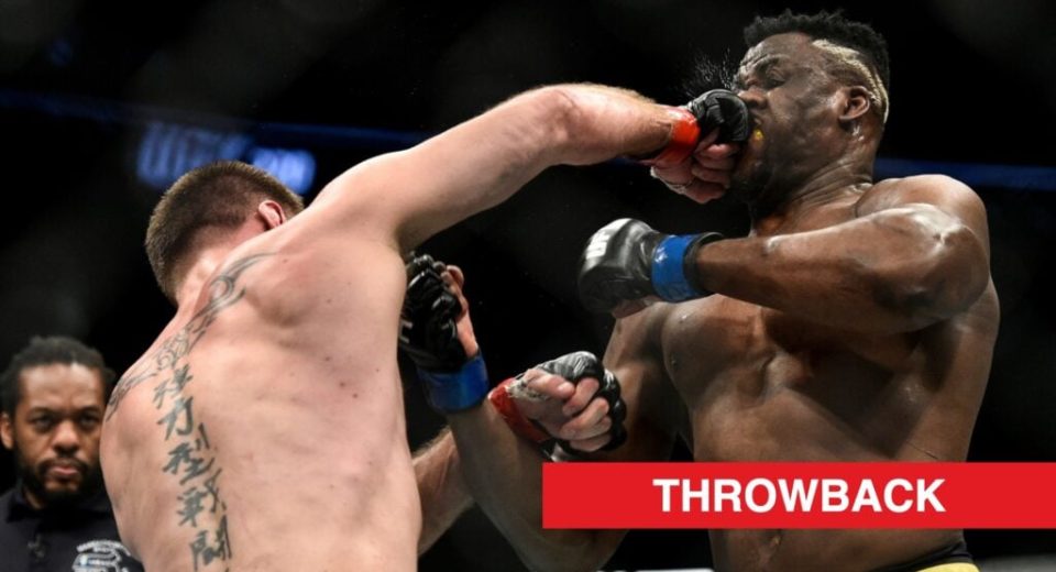 Francis Ngannou suffered humiliating first UFC defeat in dramatic beatdown by legendary heavyweight