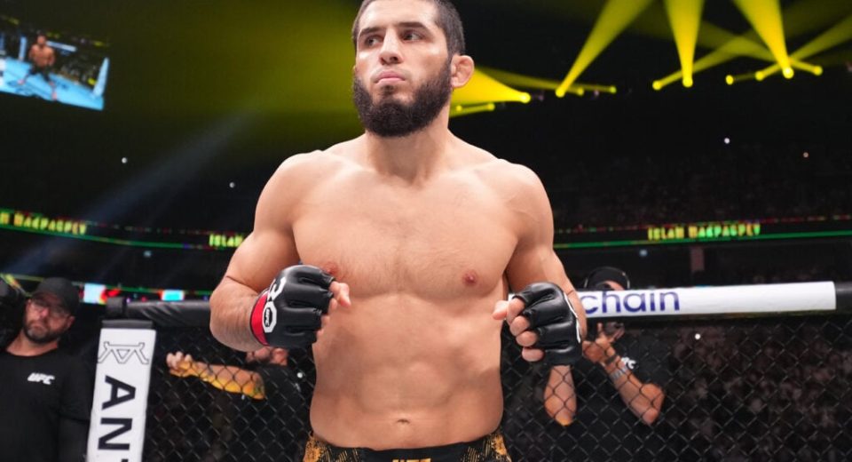 Islam Makhachev ‘invents new choke’ during training session ahead of UFC comeback