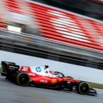 Hadjar crashes as rain disrupts Barcelona shakedown