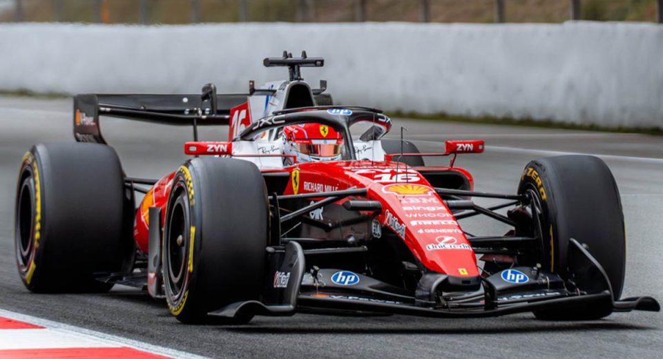 ‘Tout est nouveau’ : Leclerc a découvert une Ferrari SF-26 ‘hors normes’ sur le sec