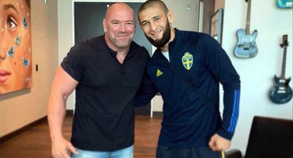 Dana White wants Khamzat Chimaev to defend middleweight title before thinking of Alex Pereira