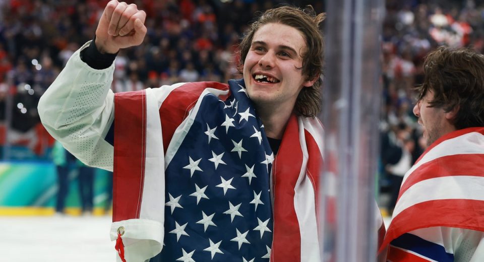 USA men’s hockey star Jack Hughes responds to backlash over Trump’s diss of women’s Olympic team
