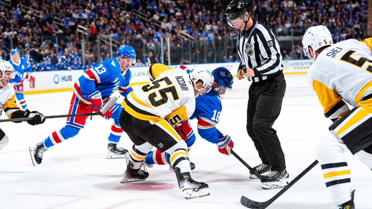 Preview, key stats to know for ABC Saturday: Penguins-Rangers, Bruins-Flyers
