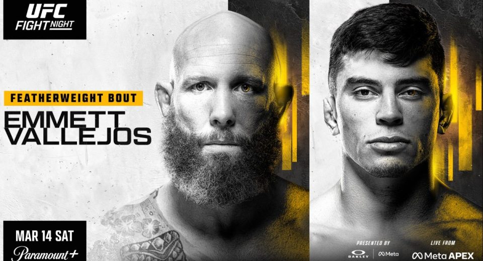 UFC Vegas 114: ‘Emmett vs. Vallejos’ Live Results and Highlights
